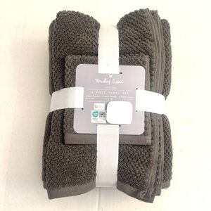 TRULY LOU 100% Cotton 6pc Bath Towel Set - Moltenlead